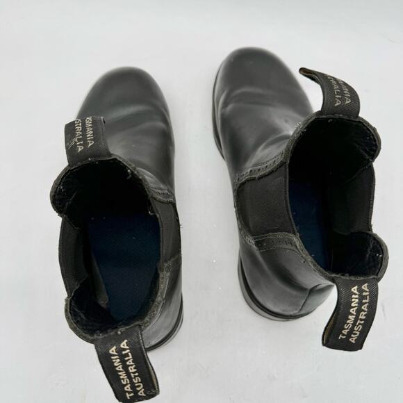Blundstone Classic Black Leather Pull-On Chelsea Boots Women's Size 8.5 - Picture 7 of 8